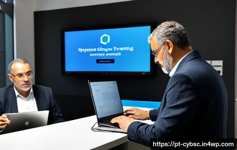 Home 17 사이버 보안 인식 교육에서의 실수 피하기 - Photorealistic cybersecurity awareness training workshop in a modern Lisbon office, diverse Portugue...